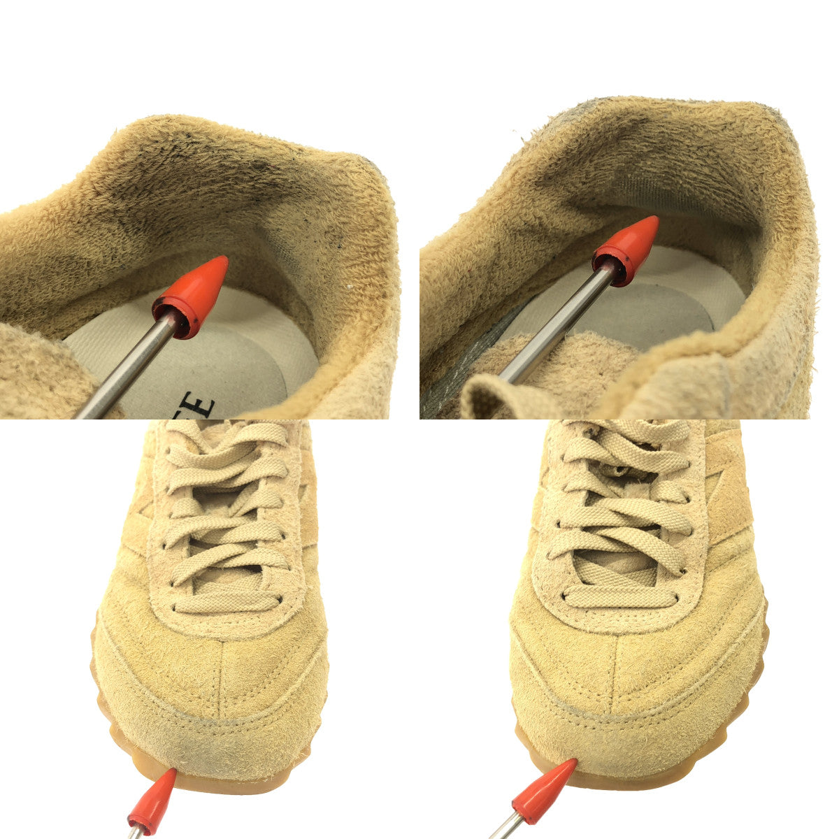 New Balance / ニューバランス | 2023SS | × AURALEE スエード レザー スニーカー | 23.5 | ベージュ | レディース