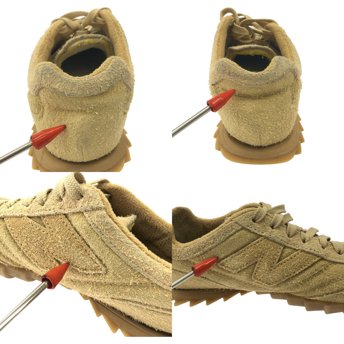 New Balance / ニューバランス | 2023SS | × AURALEE スエード レザー スニーカー | 23.5 | ベージュ | レディース