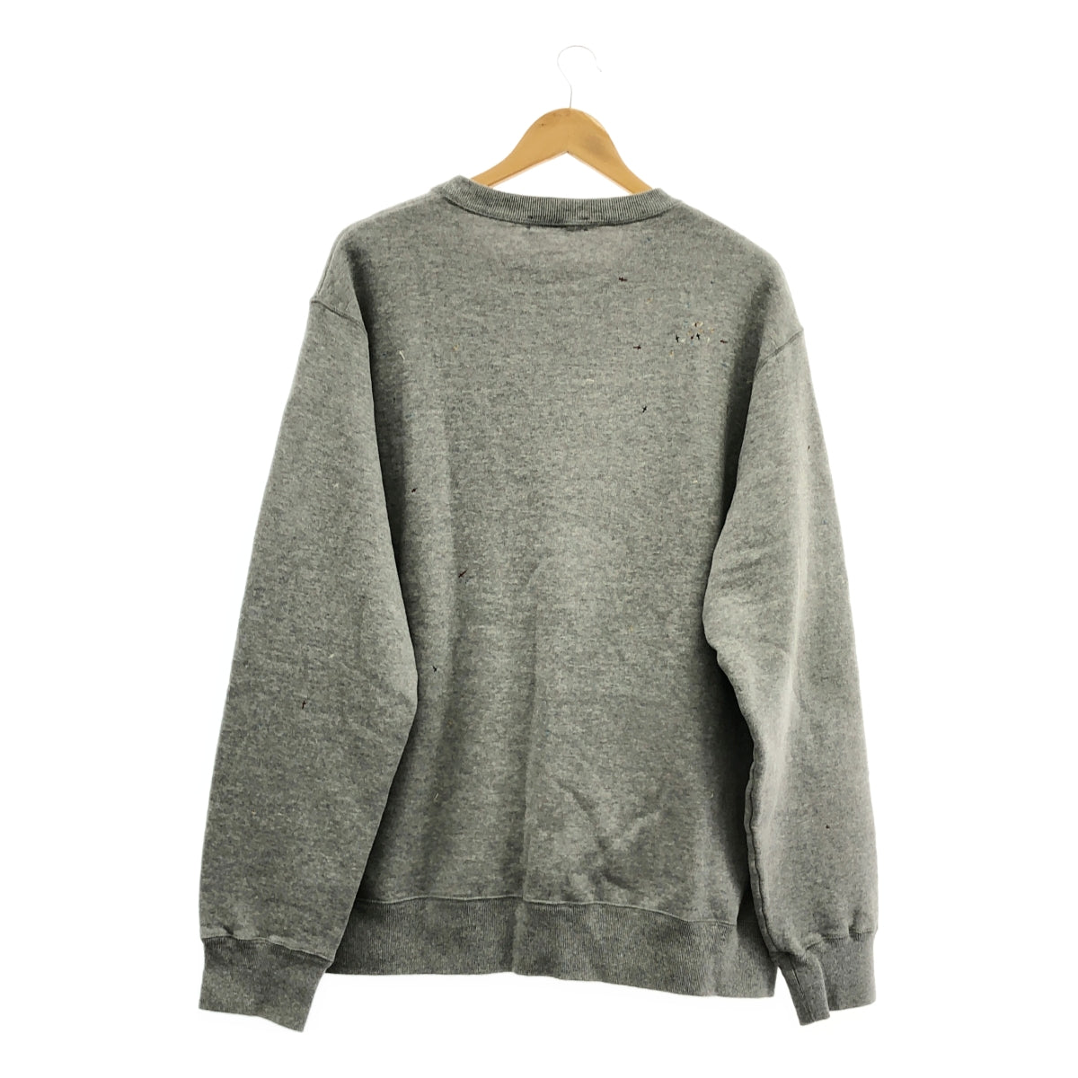 【美品】 UNDER COVER / アンダーカバー | 2024AW | クロスステッチ 刺しゅう ジップポケット クルーネック スウェット | 4 | グレー | メンズ