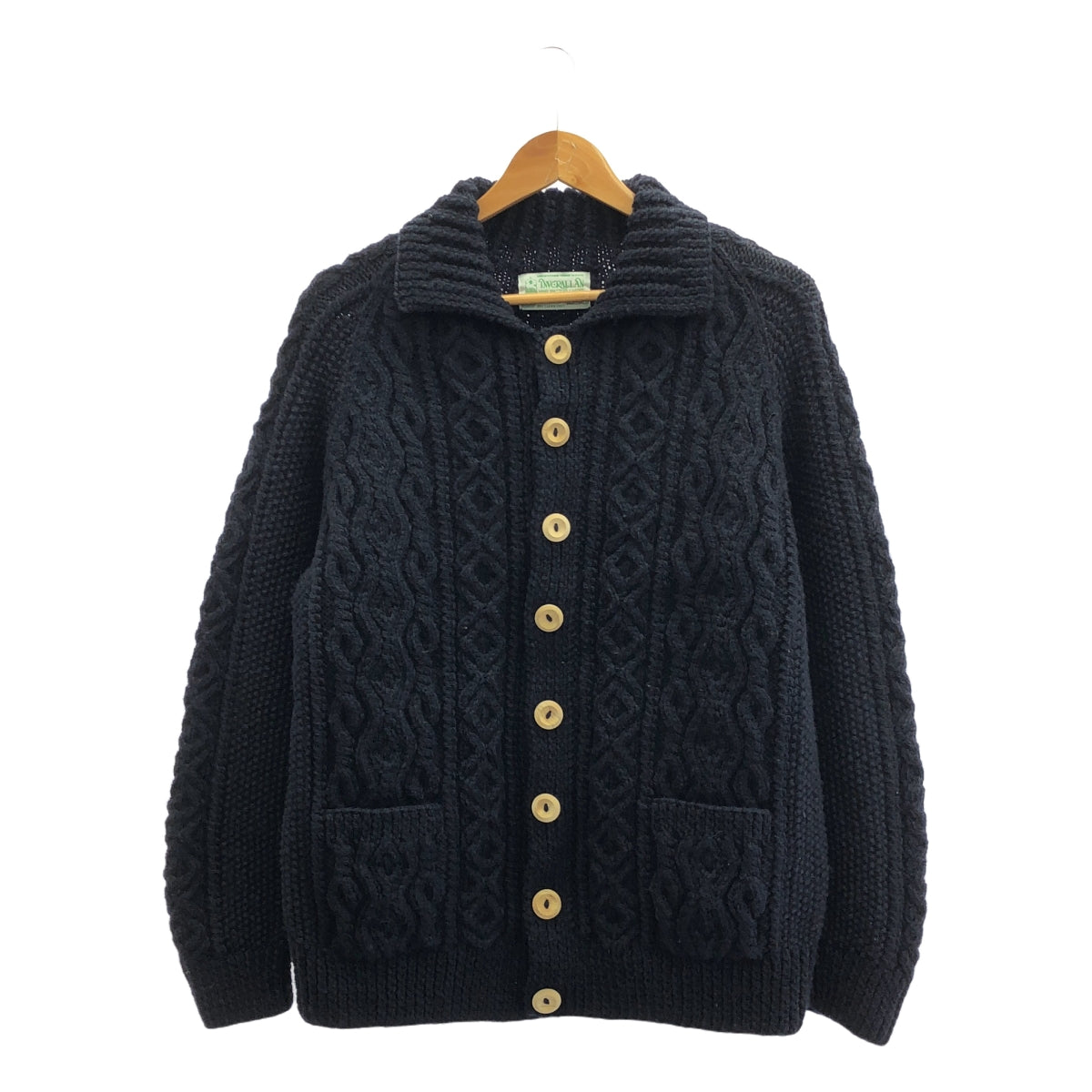 INVERALLAN / Inverallan | 3A / Wool cable Aran knit cardigan |