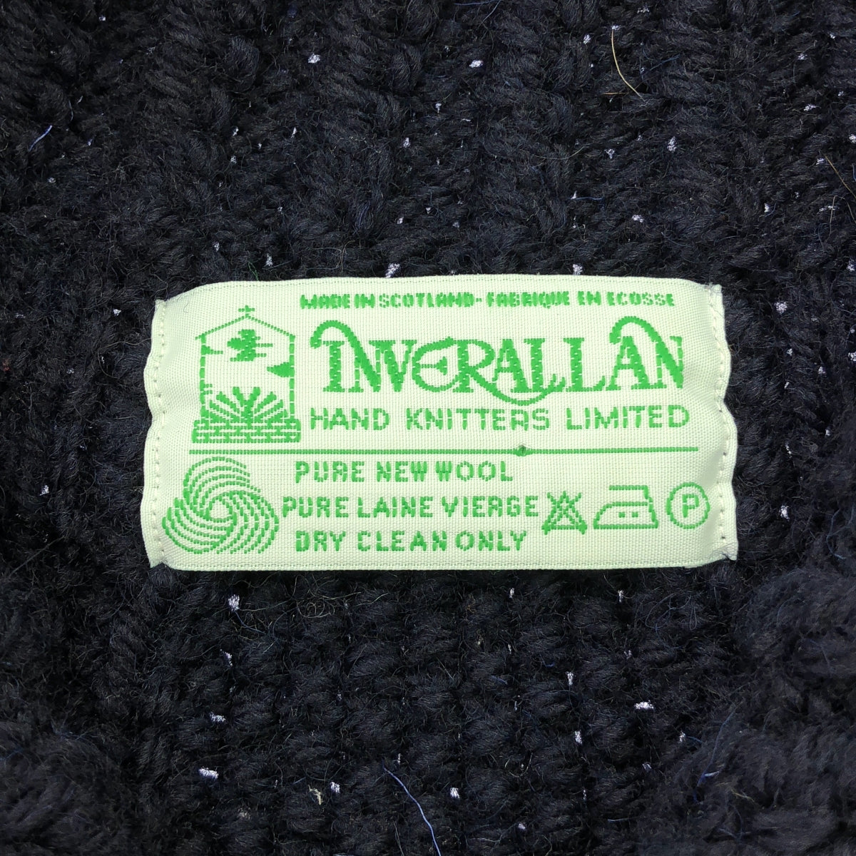 INVERALLAN / Inverallan | 3A / Wool cable Aran knit cardigan |
