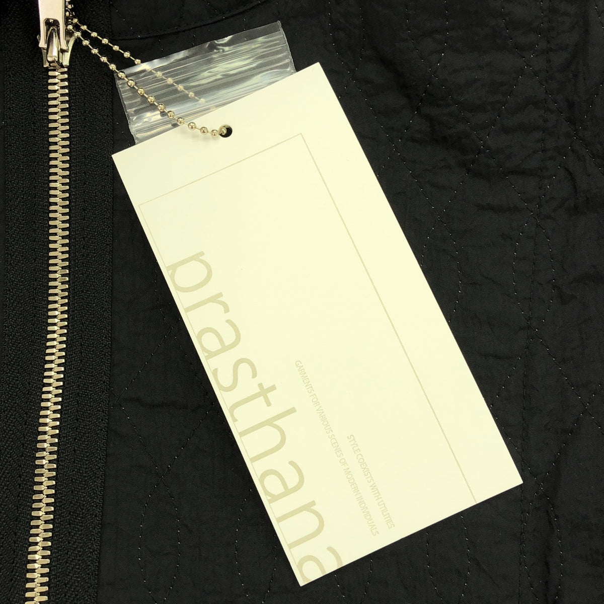 【新品】 prasthana / プラスターナ | quilting field coat | M | ブラック | メンズ