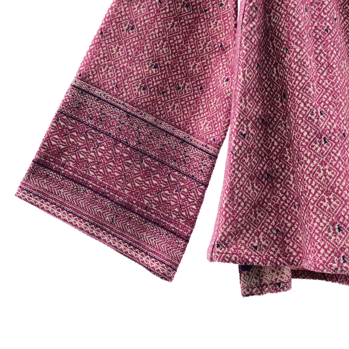 Ron Herman | 提花棉麻民族風襯衫 | XS | 粉紅 | 女款