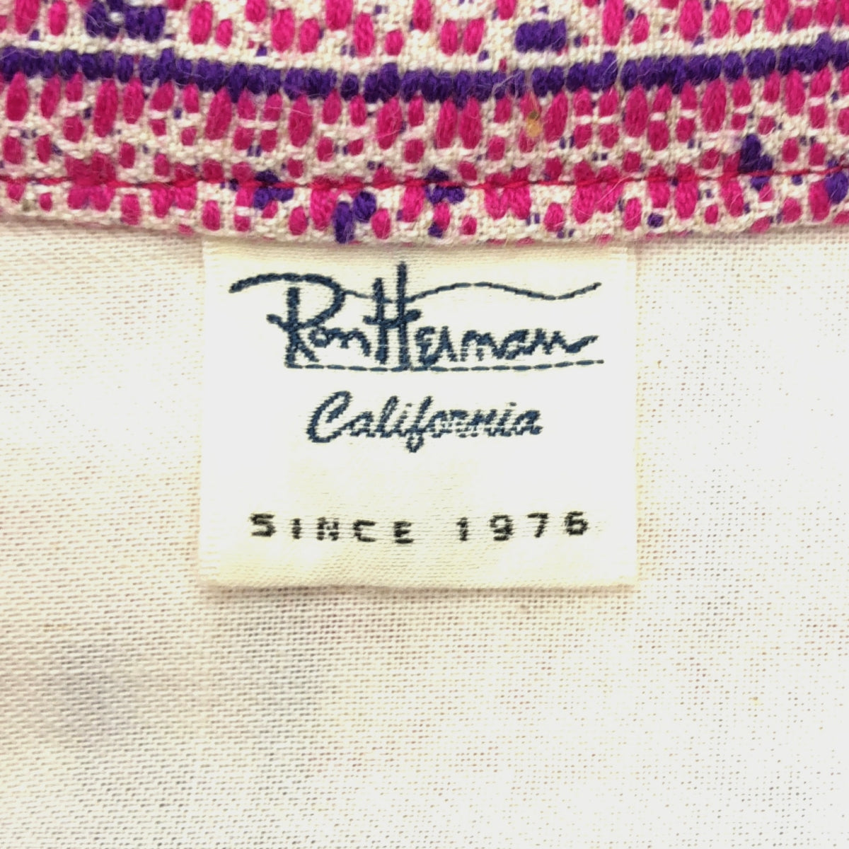 Ron Herman | 提花棉麻民族風襯衫 | XS | 粉紅 | 女款