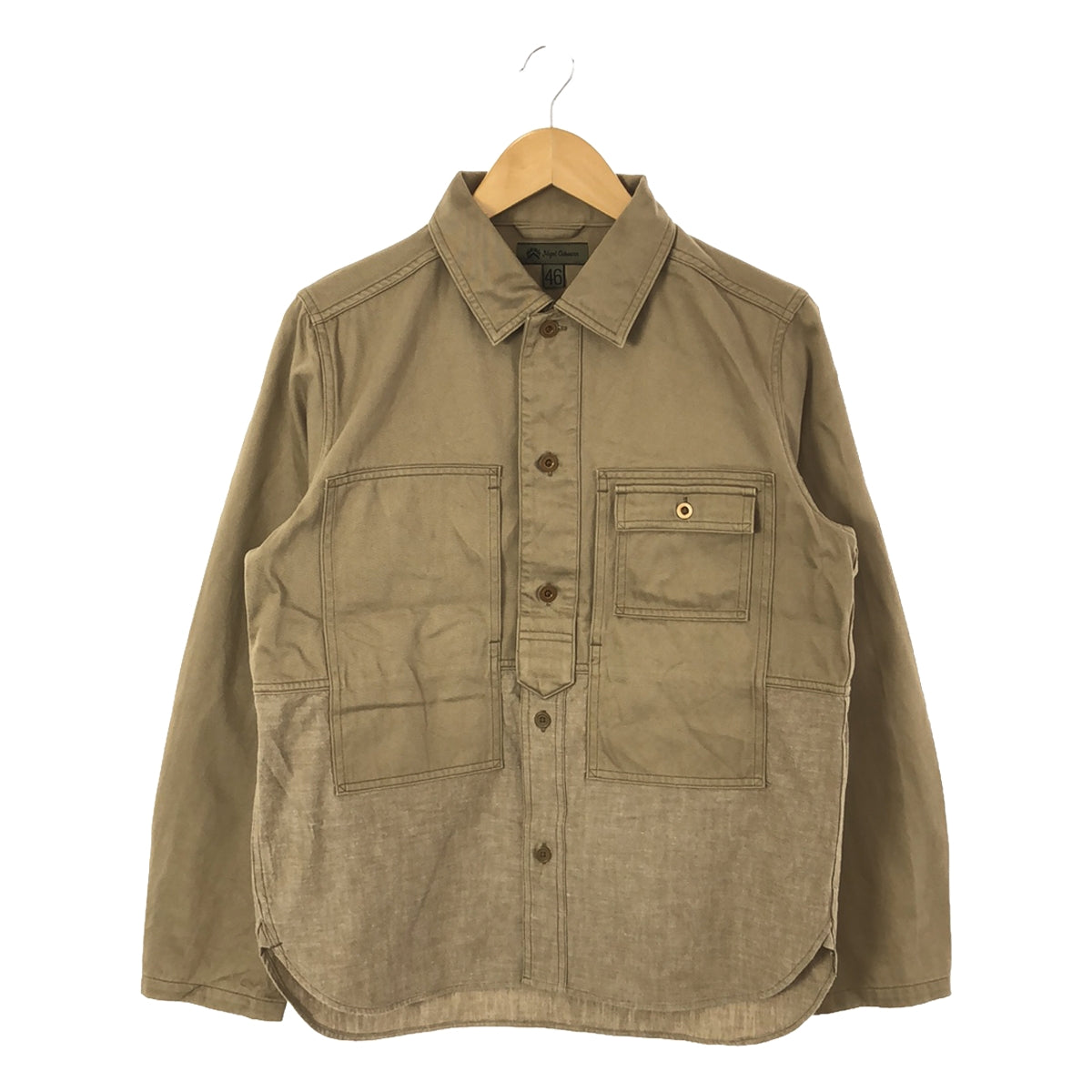 NIGEL CABOURN / ナイジェルケーボン | UTILITY SHIRT MIX コットン ユーティリティシャツ ミックス | 4 – KLD