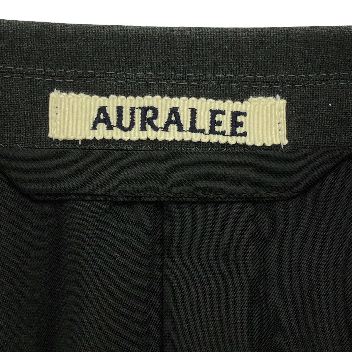 【美品】 AURALEE / オーラリー | 2022SS | TROPICAL WOOL / DOUBL BREASTED JACKET / ダブルジャケット / 総裏地 | 4 | CHARCOAL | メンズ
