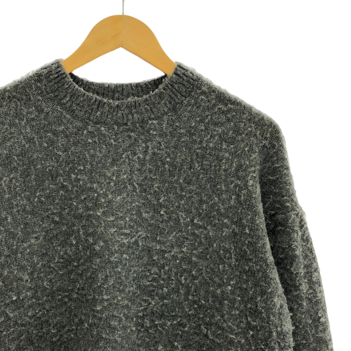 AURALEE / オーラリー | 2024AW | BRUSHED WOOL CASHMERE SILK KNIT P/O ブラッシュド ウールカシミヤシルク ニット プルオーバー | 3 | メンズ