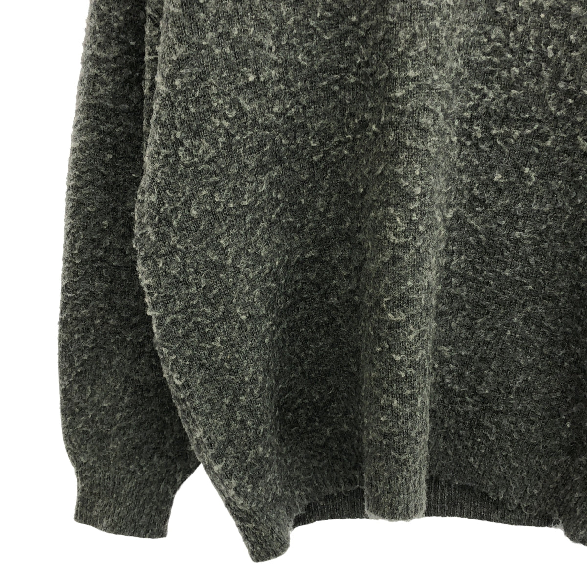 AURALEE / オーラリー | 2024AW | BRUSHED WOOL CASHMERE SILK KNIT P/O ブラッシュド ウールカシミヤシルク ニット プルオーバー | 3 | メンズ
