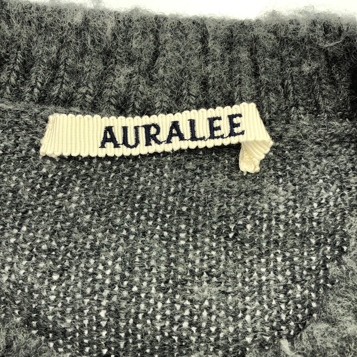AURALEE / オーラリー | 2024AW | BRUSHED WOOL CASHMERE SILK KNIT P/O ブラッシュド ウールカシミヤシルク ニット プルオーバー | 3 | メンズ