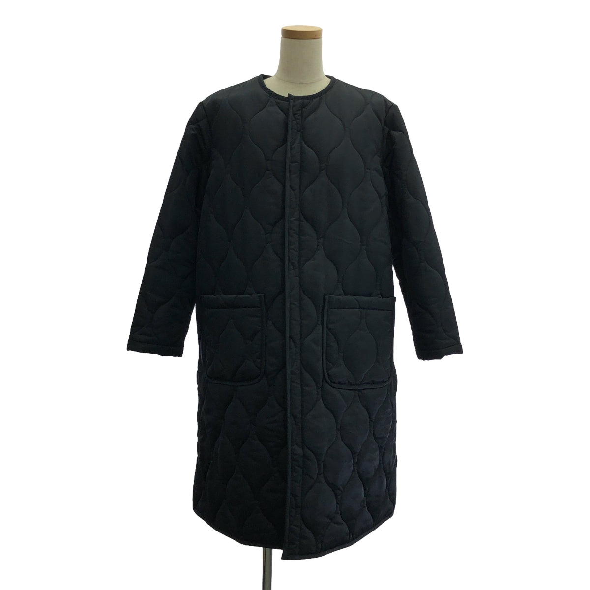 Traditional Weatherwear / トラディショナルウェザーウェア | ARKLEY LONG 2 キルティング コート | 34 | ネイビー | レディース