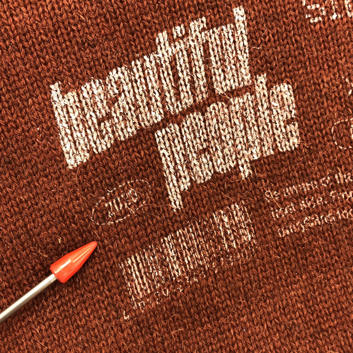 beautiful people / 뷰티풀 피플 | 로고 프린트 바이 컬러 크루 넥 니트 |