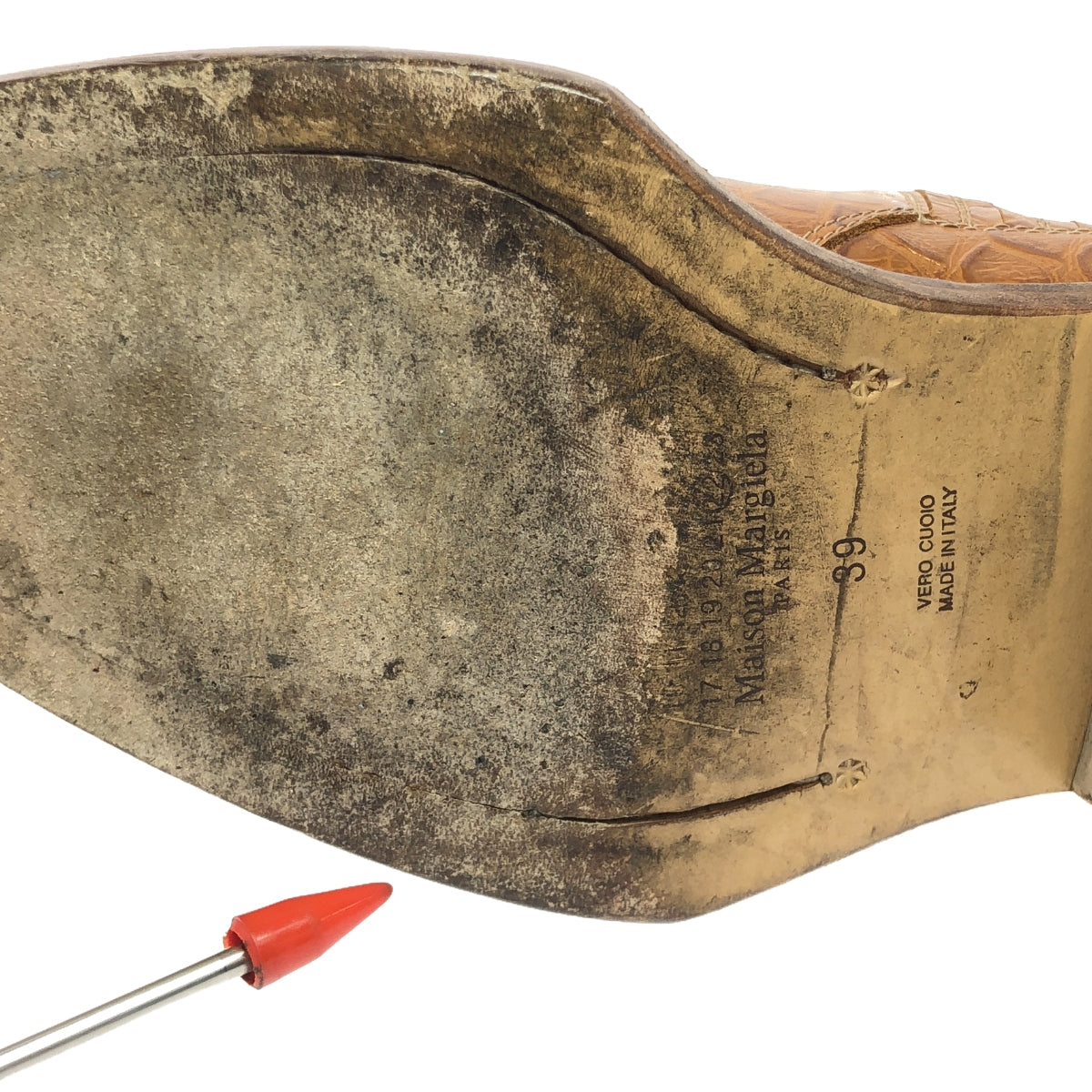 Maison Margiela / メゾンマルジェラ | REPLICA 1980s western boot  / レザー サイドゴア ウエスタンブーツ / 革靴 | 39 | ブラウン | メンズ