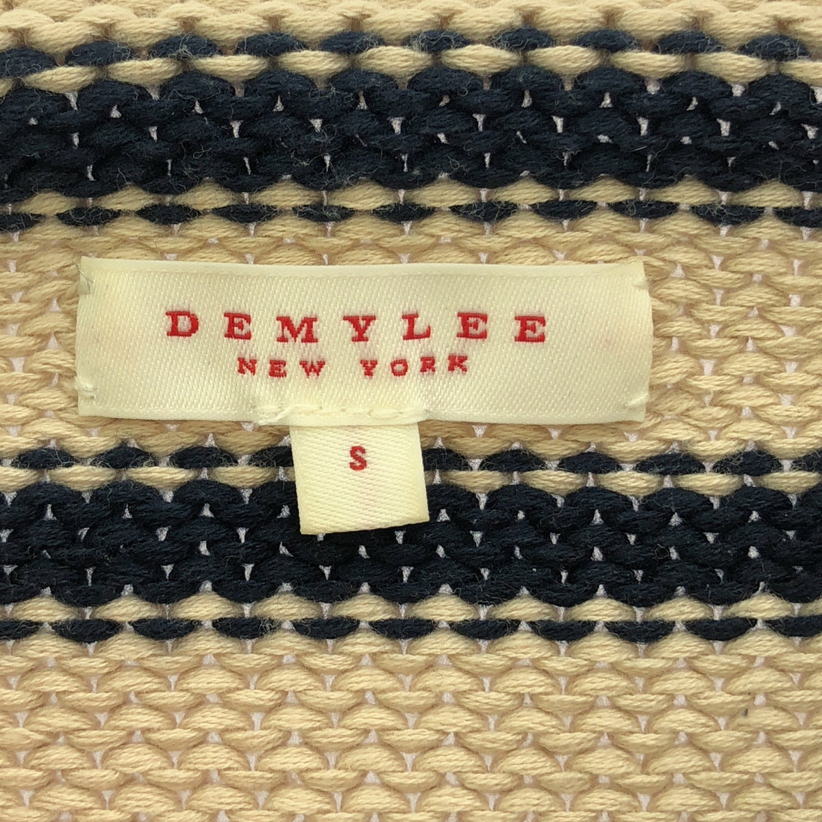 DEMYLEE / デミリー | コットン ボーダーニット プルオーバー | S | レディース