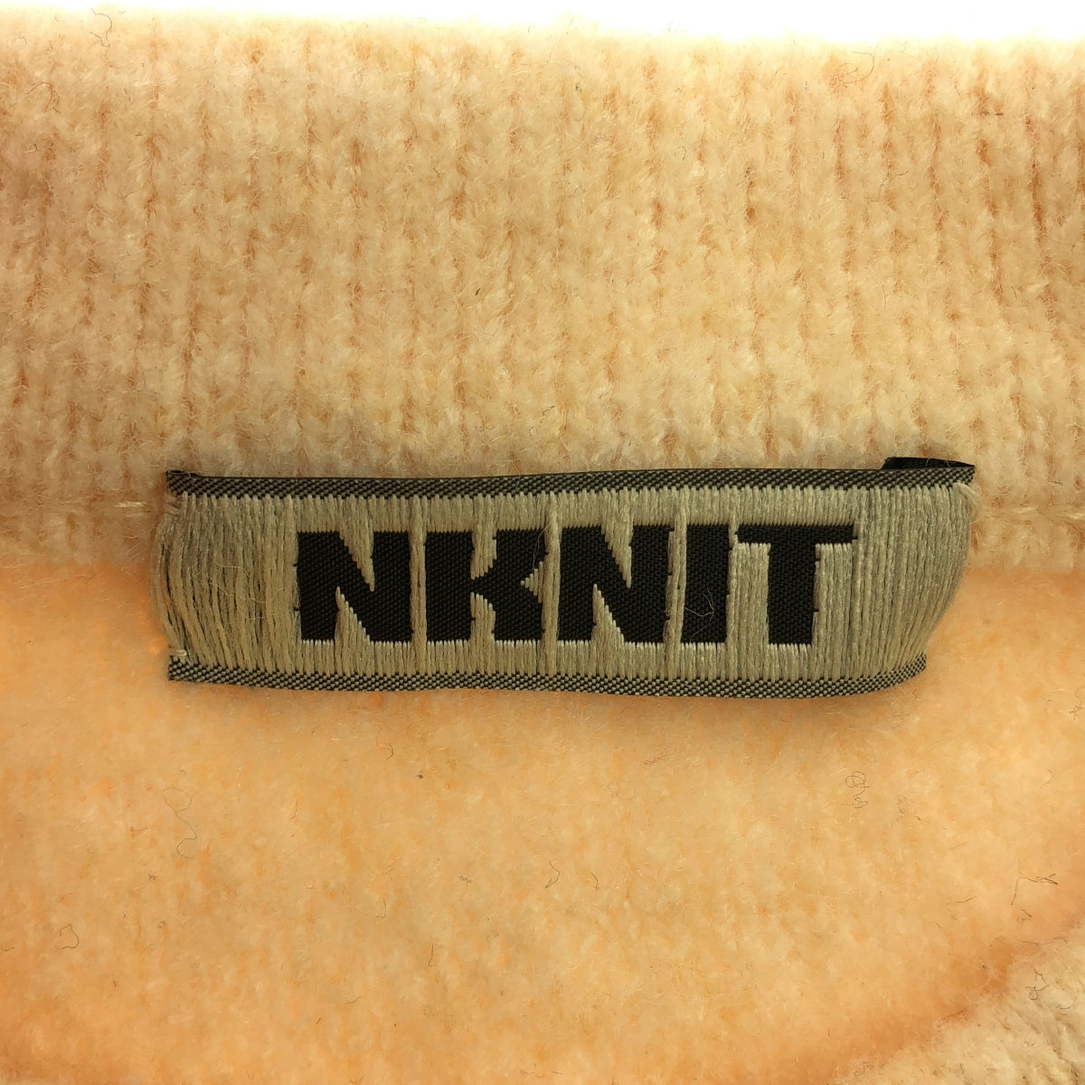NKNIT / ンニット | pattern knit パターンニット | 0 | ベージュ/レッド | レディース