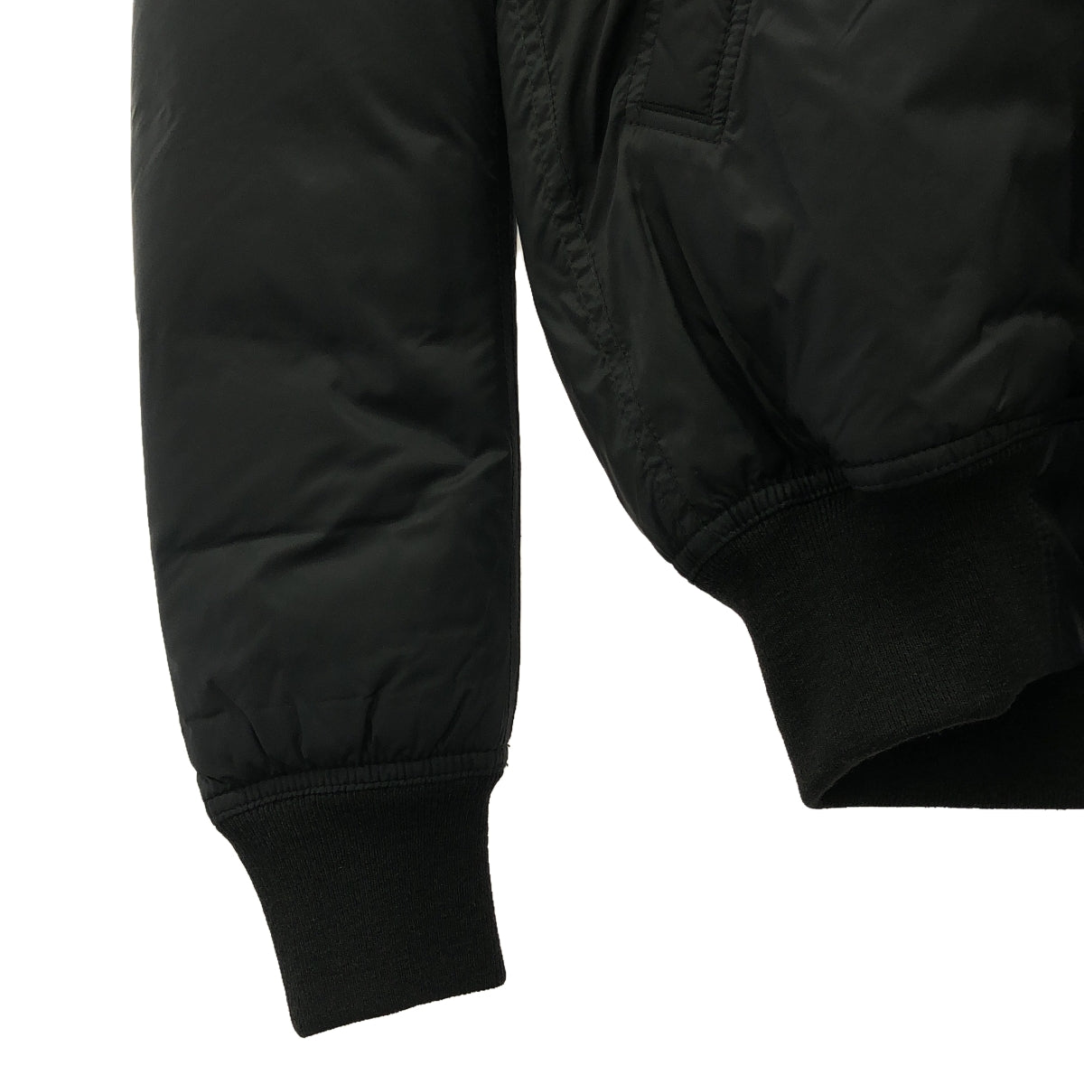 【미품】 Rick Owens / 릭 오웬스 | 2018AW | HOODED DOWN BOMBER JACKET 봄버 재킷 | 46 | 블랙 | 남성