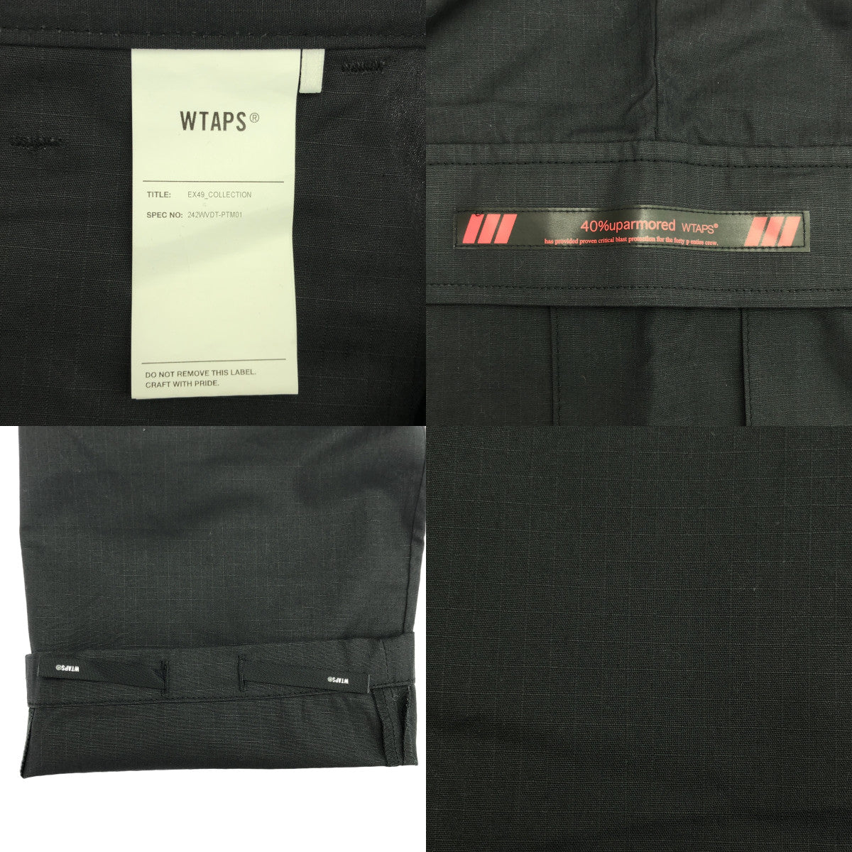 WTAPS / Double Taps | TROUSERS / COTTON. RIPSTOP / Ripstop Military Cargo Pants | 03 | Men's