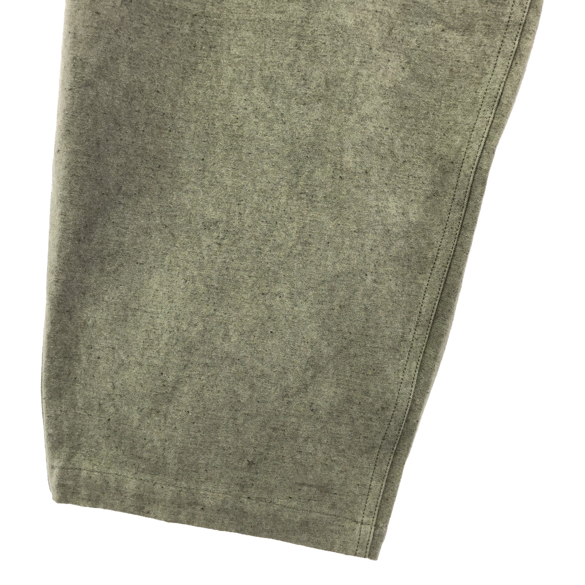 【미품】 Y's for men / 와이즈 포멘 요우지야마모토 | 2024SS | COTTON LINEN SULFIDED OZONE WORK PANTS WITH STRING 코튼 린넨 캔버스 워크 팬츠 | 3 |