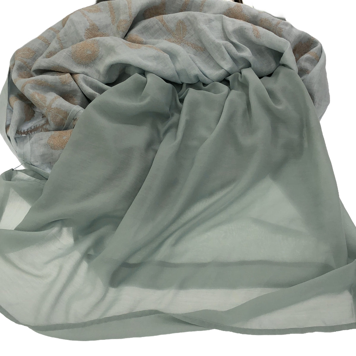 mina perhonen | 2023SS | frost garden / forest garden linen long skirt / lined | 38 | women's
