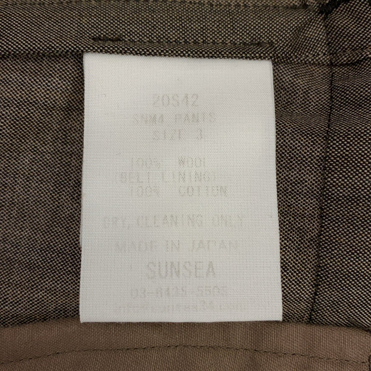 SUNSEA / 선시 | SNM4 WIDE STRAIGHT PANTS 와이드 팬츠 | 3 | 남성