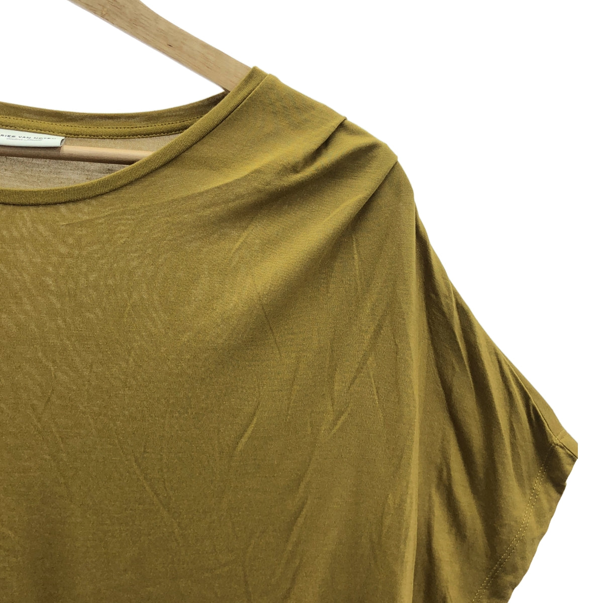 DRIES VAN NOTEN | Side Gathered Design Top | XS | Women's