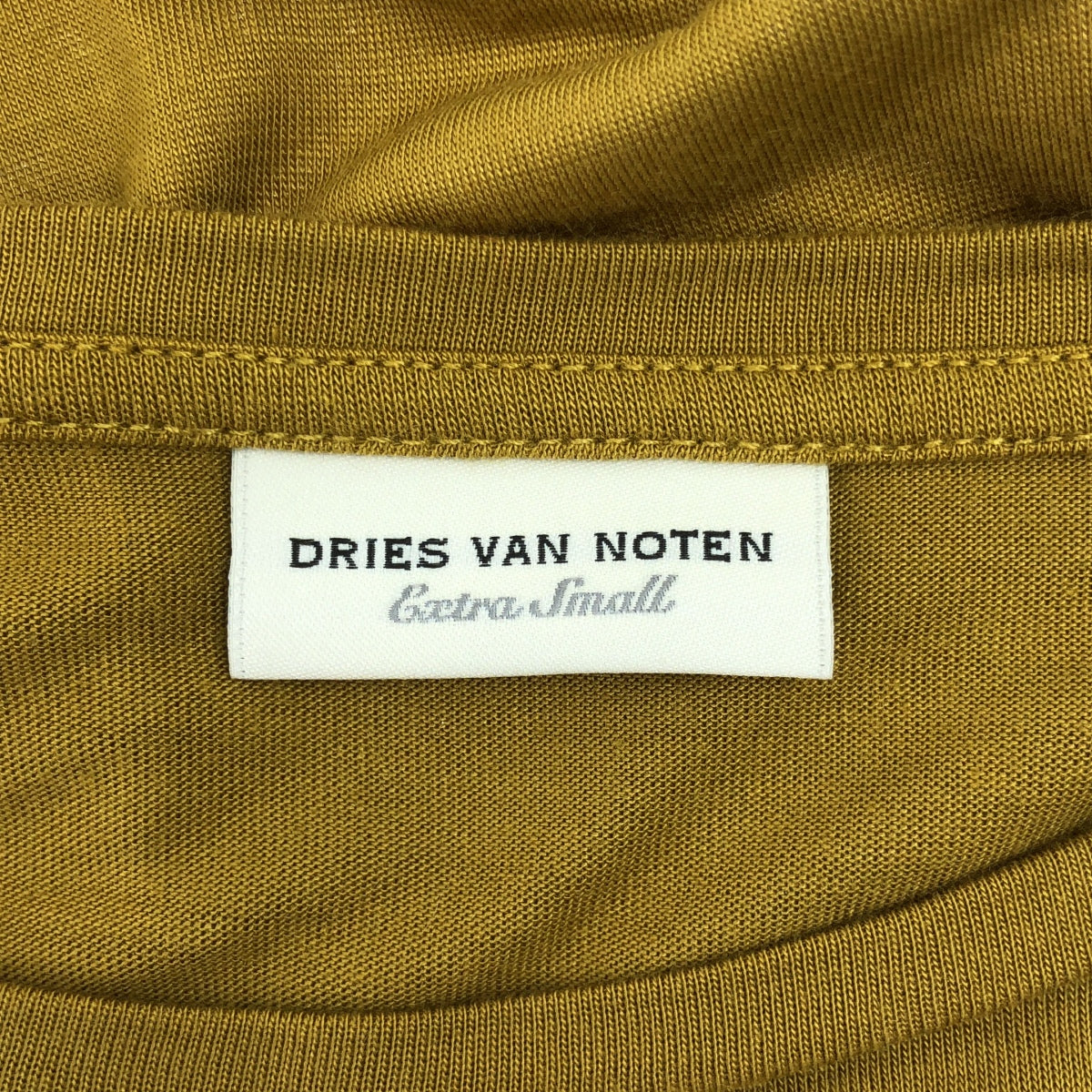 DRIES VAN NOTEN | Side Gathered Design Top | XS | Women's