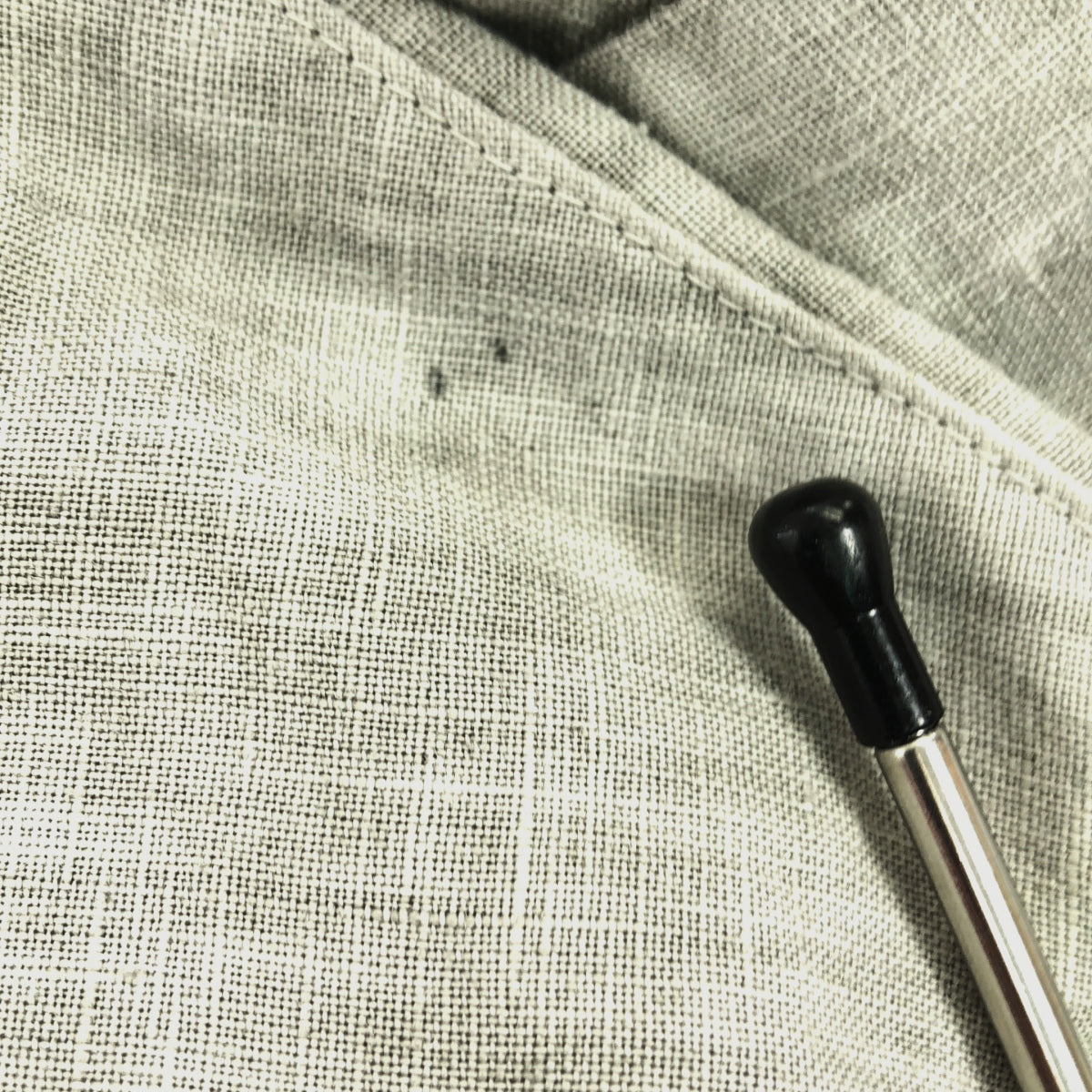 nest robe / ネストローブ | リネン バンドカラー ラッフル袖 ワンピース | F | レディース