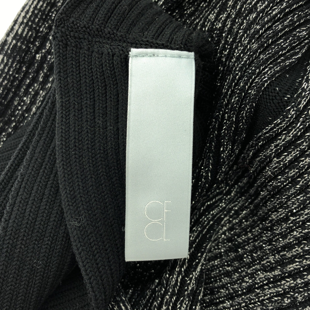CFCL / 시예프 시엘 | NOTCHED RIB BAG 1 GLITTER 2 노치드 리브 백 반짝임 |