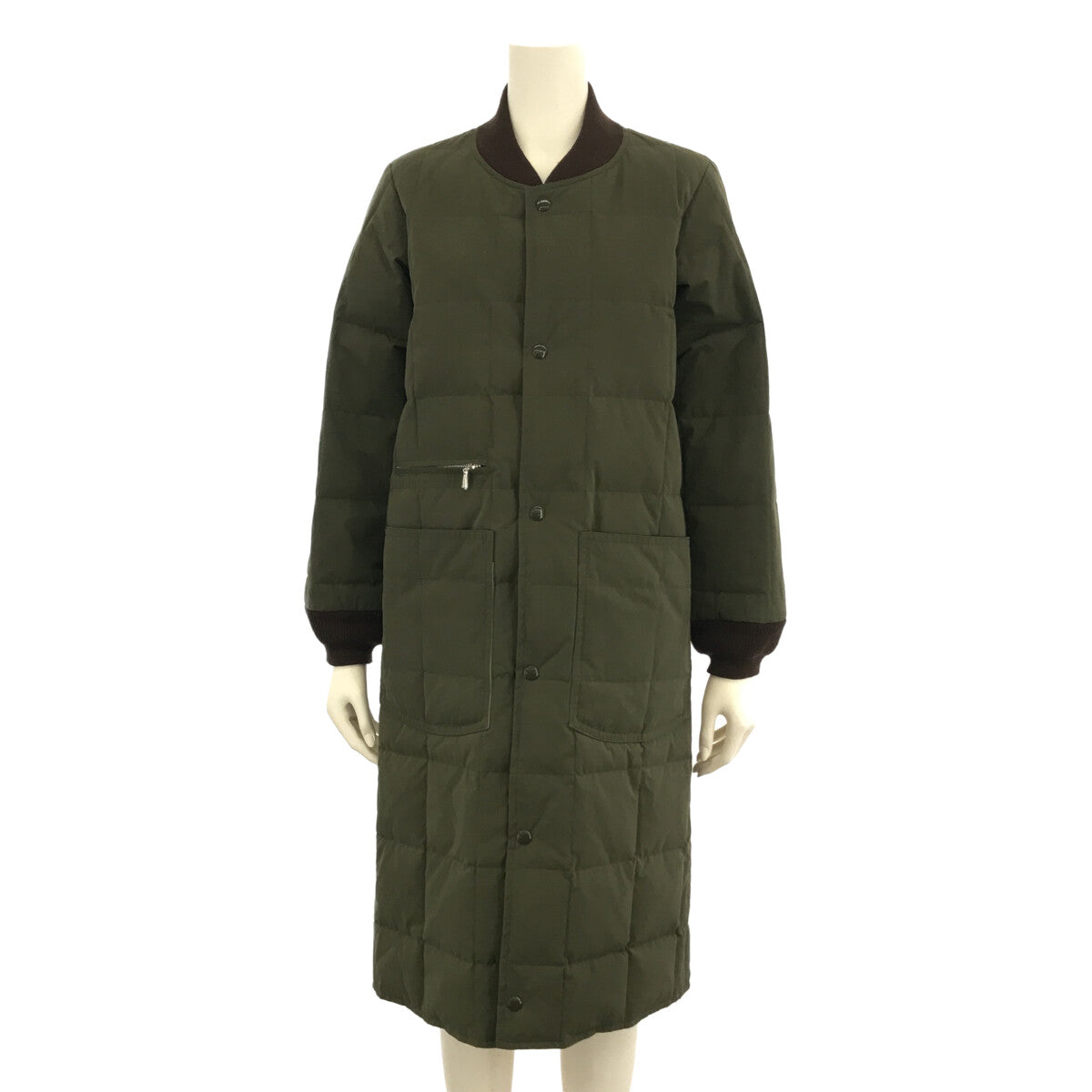 【신품】 Needles / 니들스 | Down Sir Coat Wax Coating | 1 | 그레이 | 여성