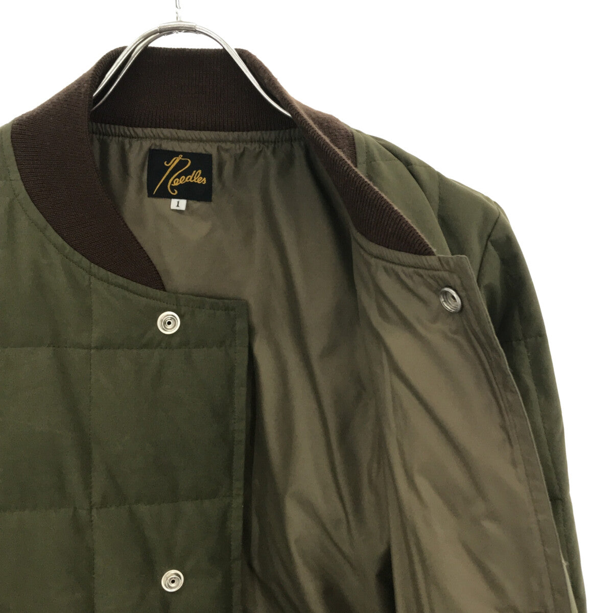 【新品】  Needles / ニードルス | Down Sir Coat Wax Coating | 1 | グレー | レディース