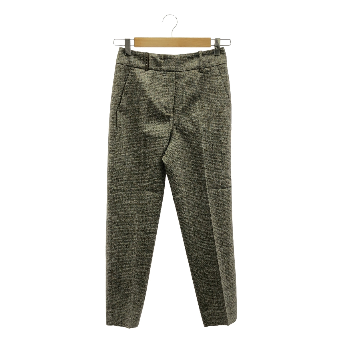 PESERICO | Wool tweed slacks pants | 38 | Gray | Women's