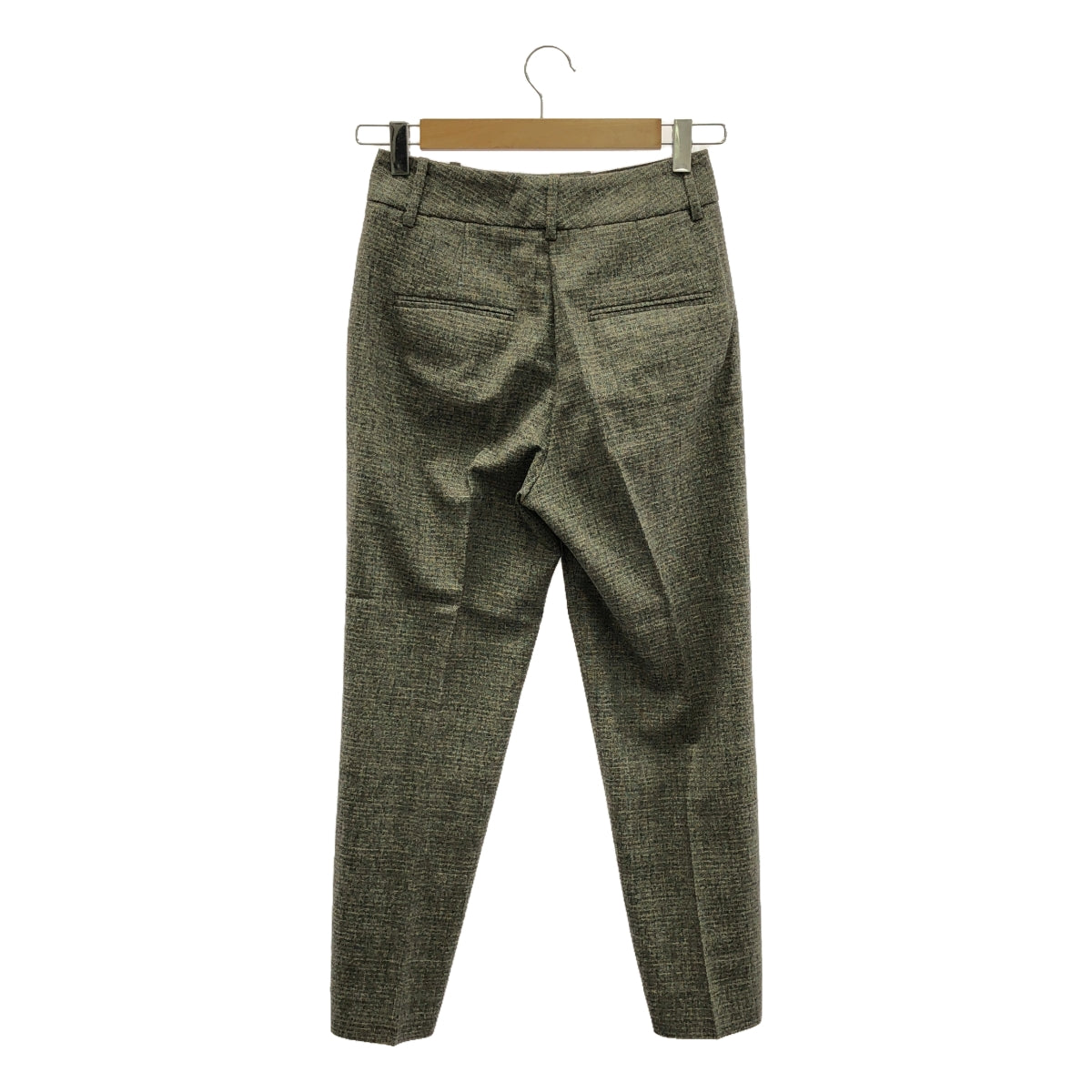 PESERICO | Wool tweed slacks pants | 38 | Gray | Women's
