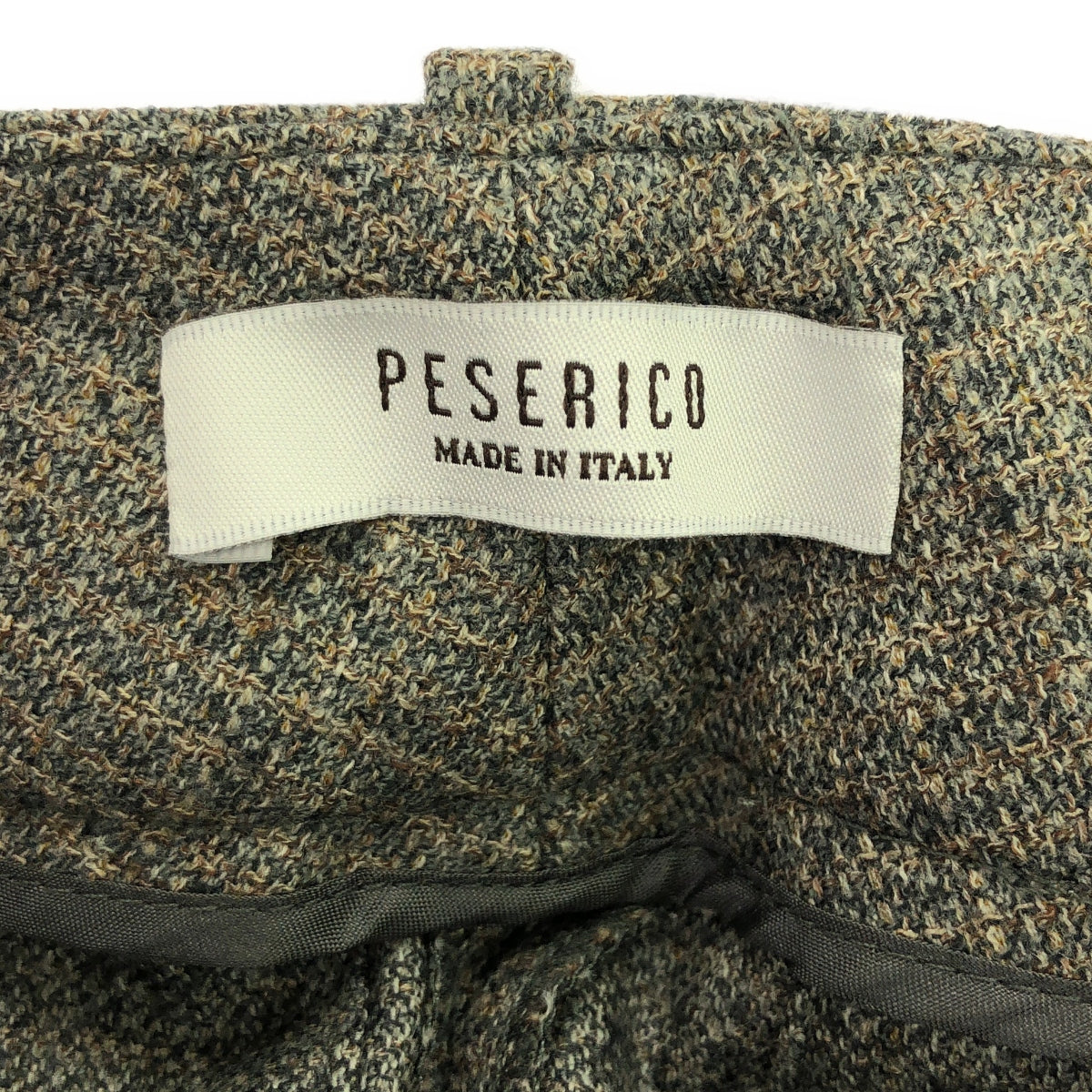 PESERICO | Wool tweed slacks pants | 38 | Gray | Women's