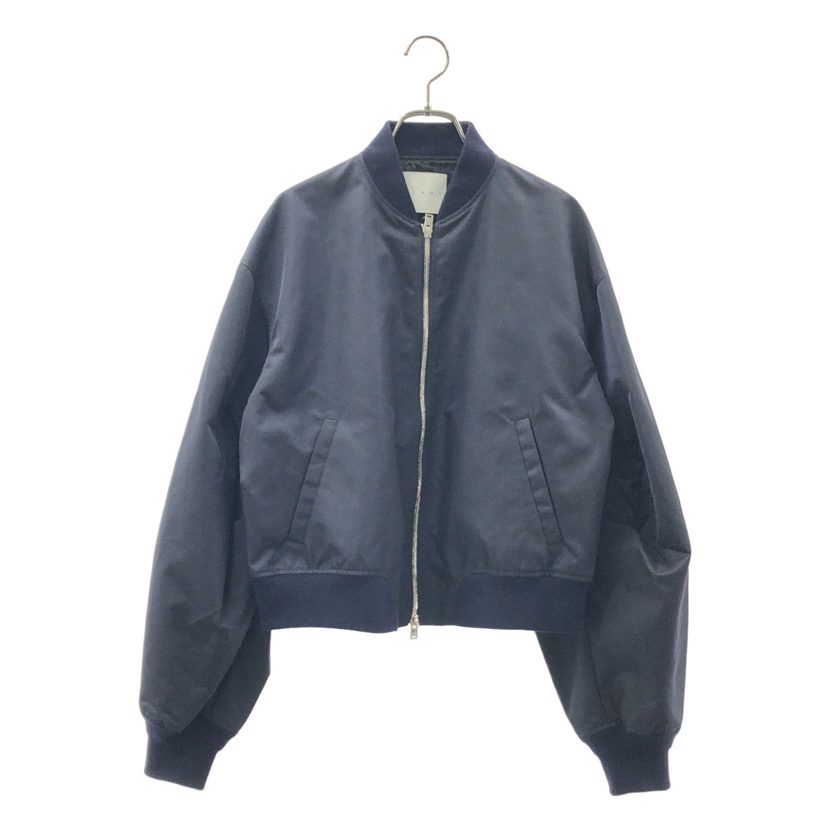 CINOH / チノ | 2024AW | ECONYL drape sleeve MA-1 / ロゴダブル