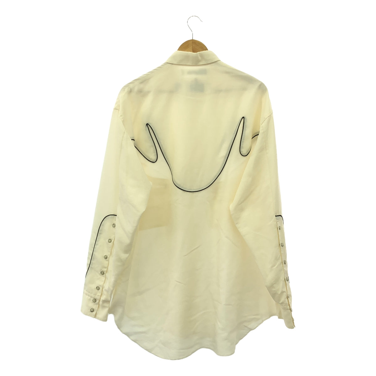 【新品】 DAIRIKU / ダイリク | 2024SS | “J.Fox“ Western Over Shirt ウエスタンシャツ | S | Ivory | メンズ
