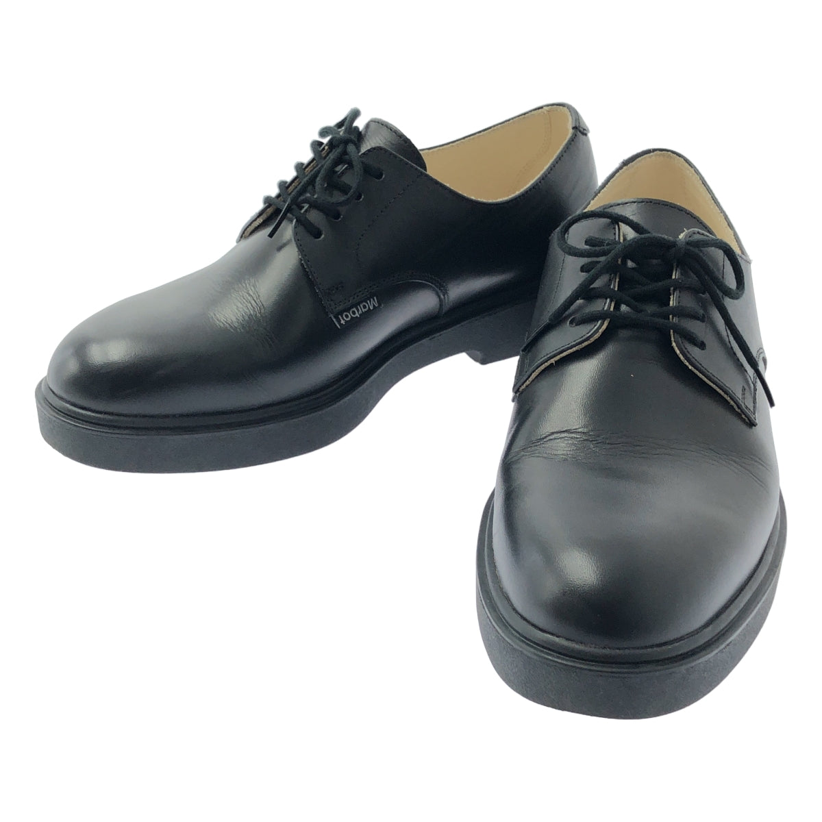 MARBOT / 말보 | FRENCH SERVICEMAN SHOES 프렌치 서비스맨 가죽 신발 | 38 | 여성