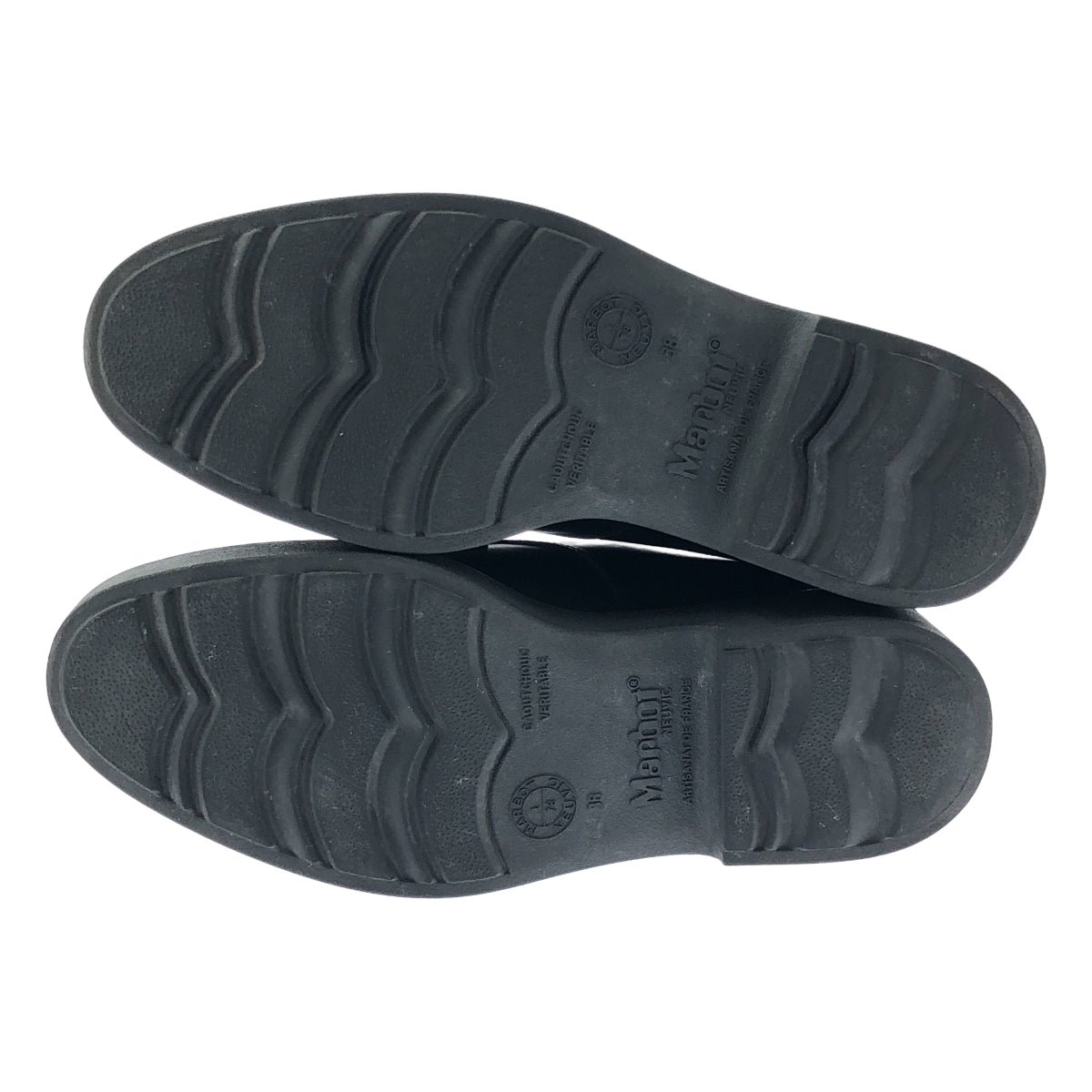 MARBOT / 말보 | FRENCH SERVICEMAN SHOES 프렌치 서비스맨 가죽 신발 | 38 | 여성