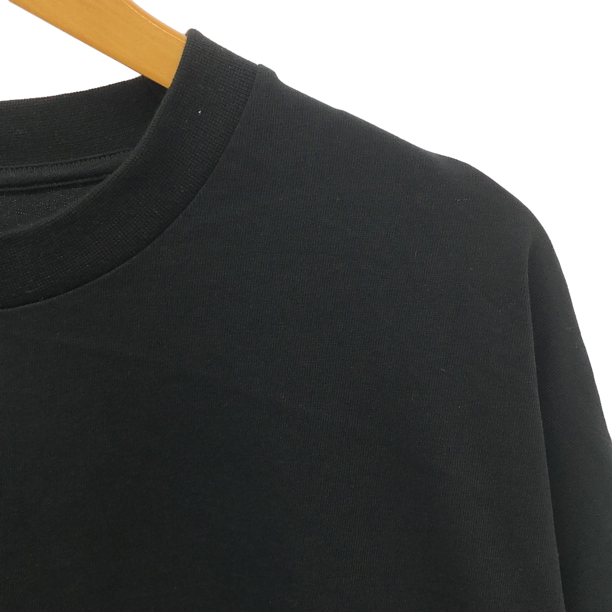 【美品】 OAMC / オーエーエムシー | MIDSTREAM T-SHIRT コットン ロゴ プリント Tシャツ | L | ブラック | メンズ