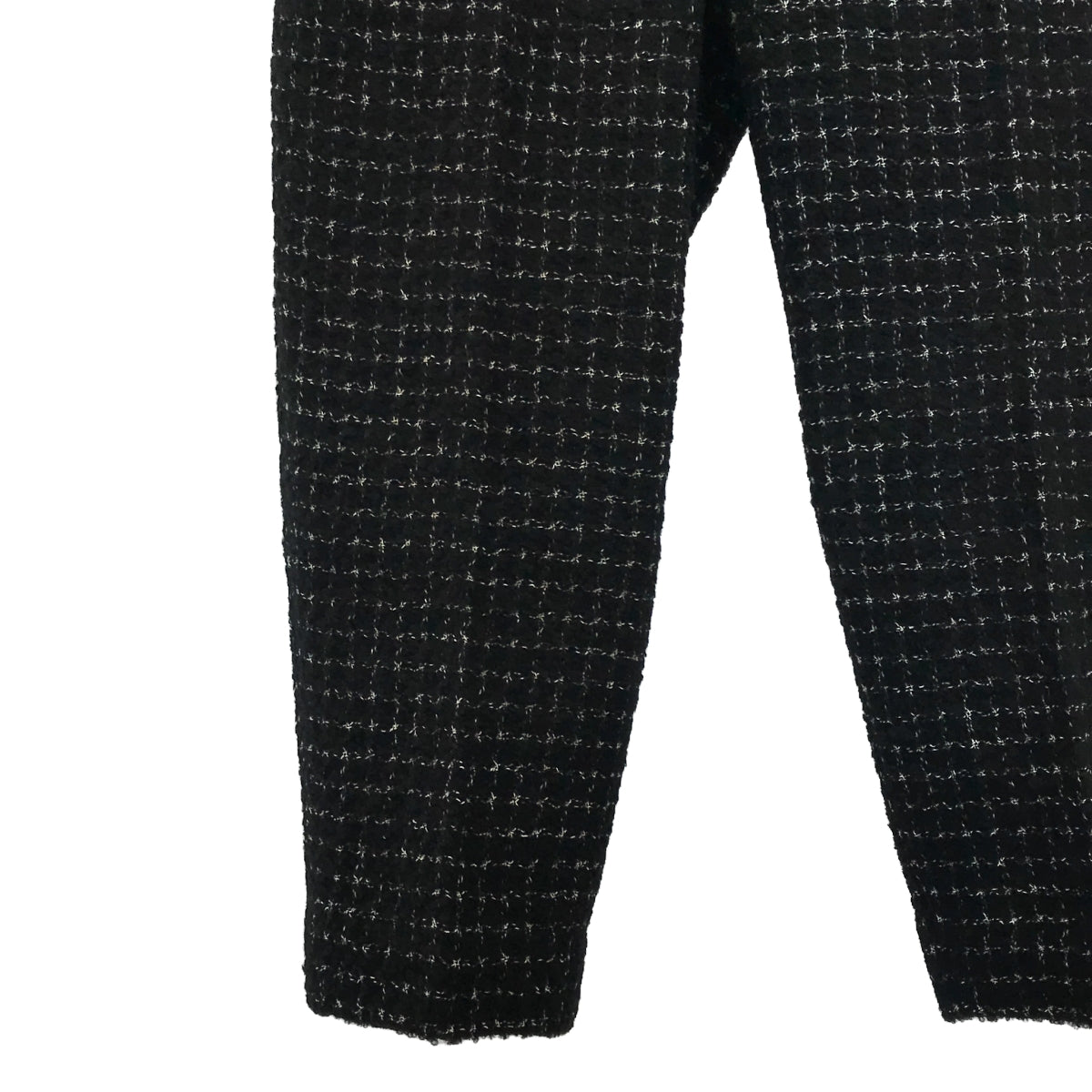 【美品】 Nahyat / ナヤット | ツイード タック パンツ / 総裏地 | 3 | ブラック | メンズ