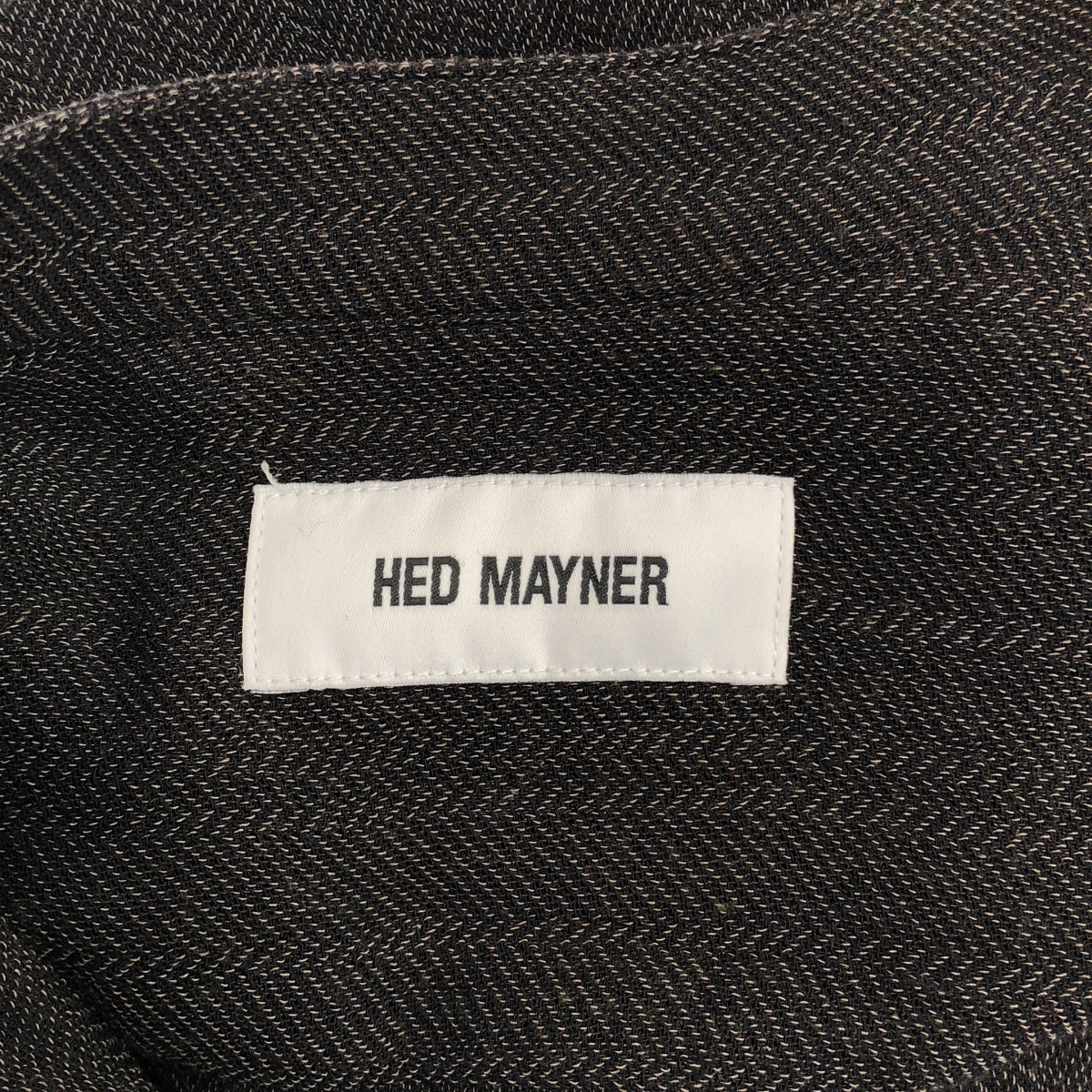 【美品】 HED MAYNER / ヘドメイナー | 2023SS | Look 23 / プルオーバーシャツ | L | チャコール | メンズ