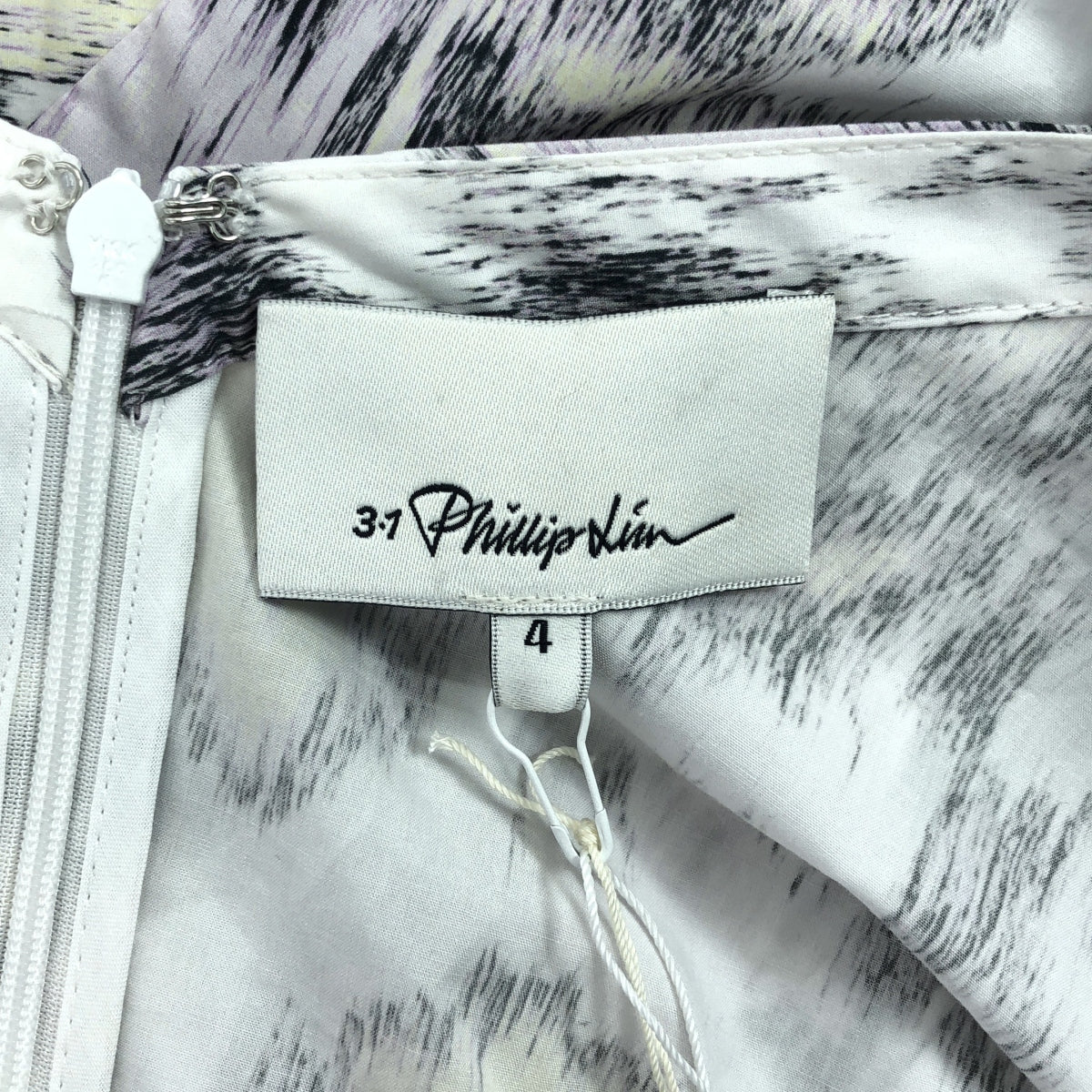 3.1 Phillip Lim | Cotton All-over Pattern Belted Flared Dress | 4 | Women's