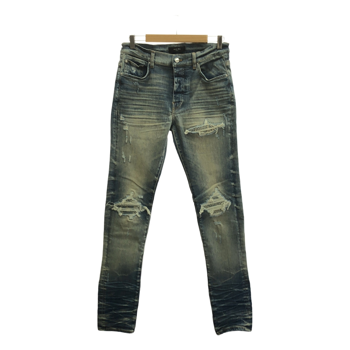AMIRI | 2024SS | BANDANA JACQUARD MX1 JEAN | Distressed Bandana Jacquard Denim Pants | 31 | Men's
