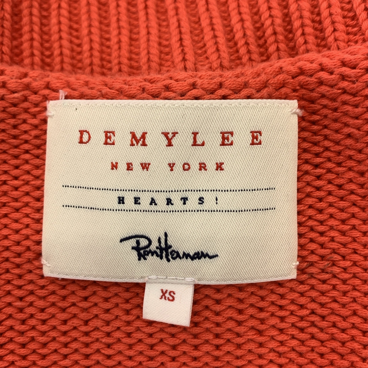 DEMYLEE | RON HERMAN 特製 4B 棉質針織開襟衫 | XS | 女款