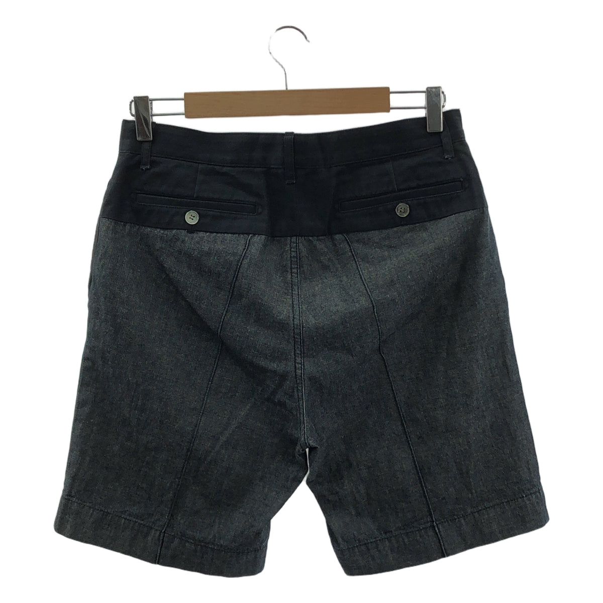 sacai / サカイ | コットン 切替 ショーツ | 1 | ブラック / グレー | メンズ
