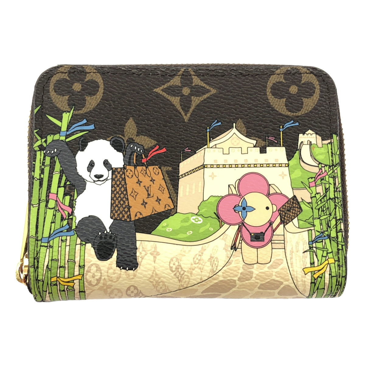 Louis Vuitton / Louis Vuitton | M80865 Great Wall Monogram Vivienne Zippy Coin Purse Wallet |