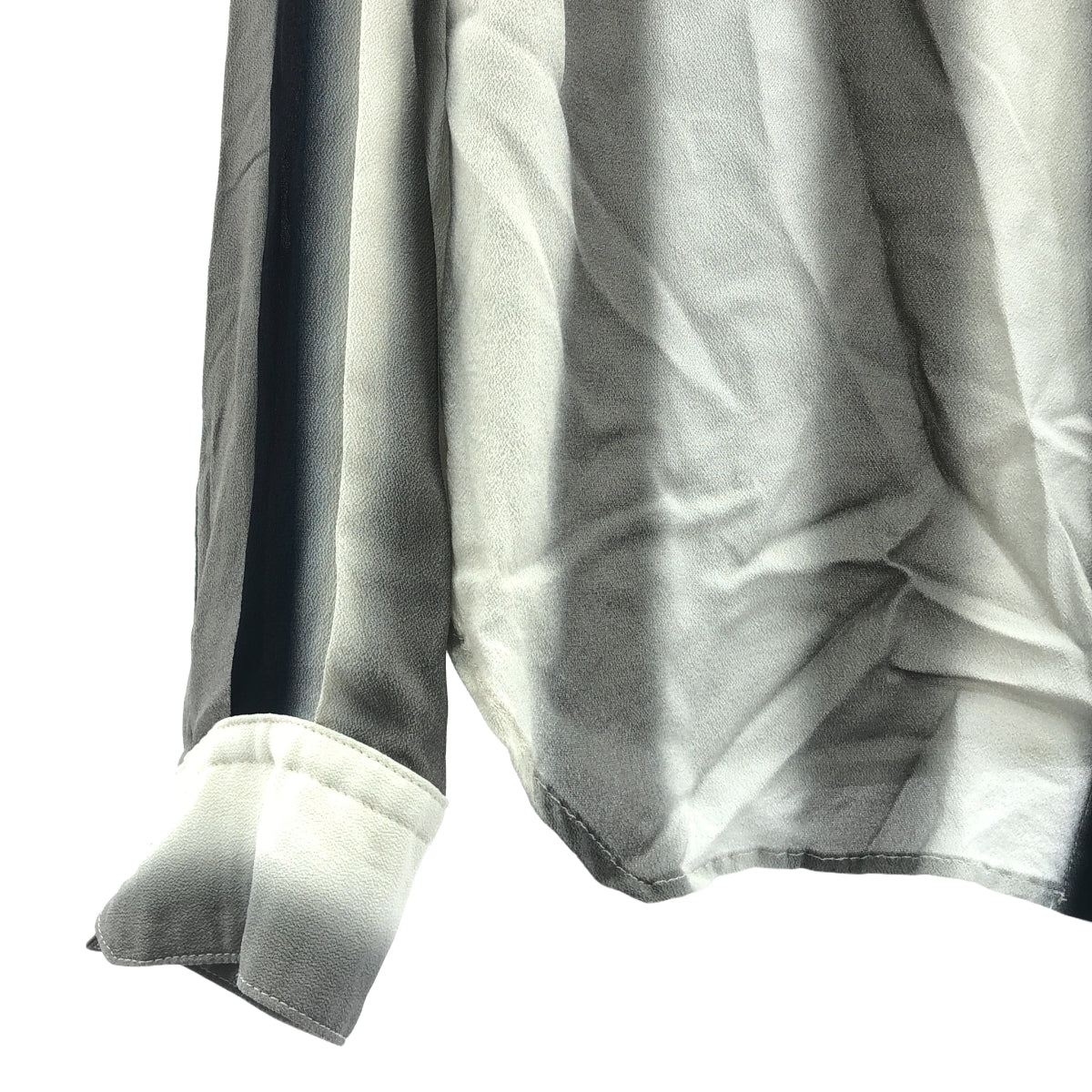 Rick Owens / リックオウエンス | 2021SS | Snap Coller Faun Shirt シアーシャツ | 48 | ブラック/グレー | メンズ