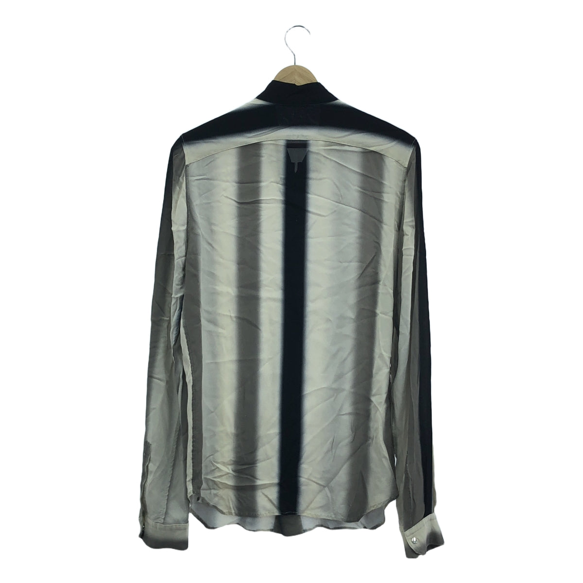 Rick Owens / リックオウエンス | 2021SS | Snap Coller Faun Shirt シアーシャツ | 48 | ブラック/グレー | メンズ