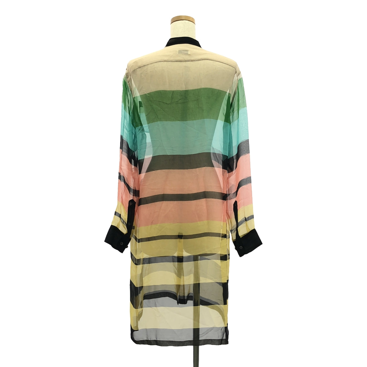 【美品】 DRIES VAN NOTEN / ドリスヴァンノッテン | マルチカラーロングシャツ | 38 | マルチカラー | レディース