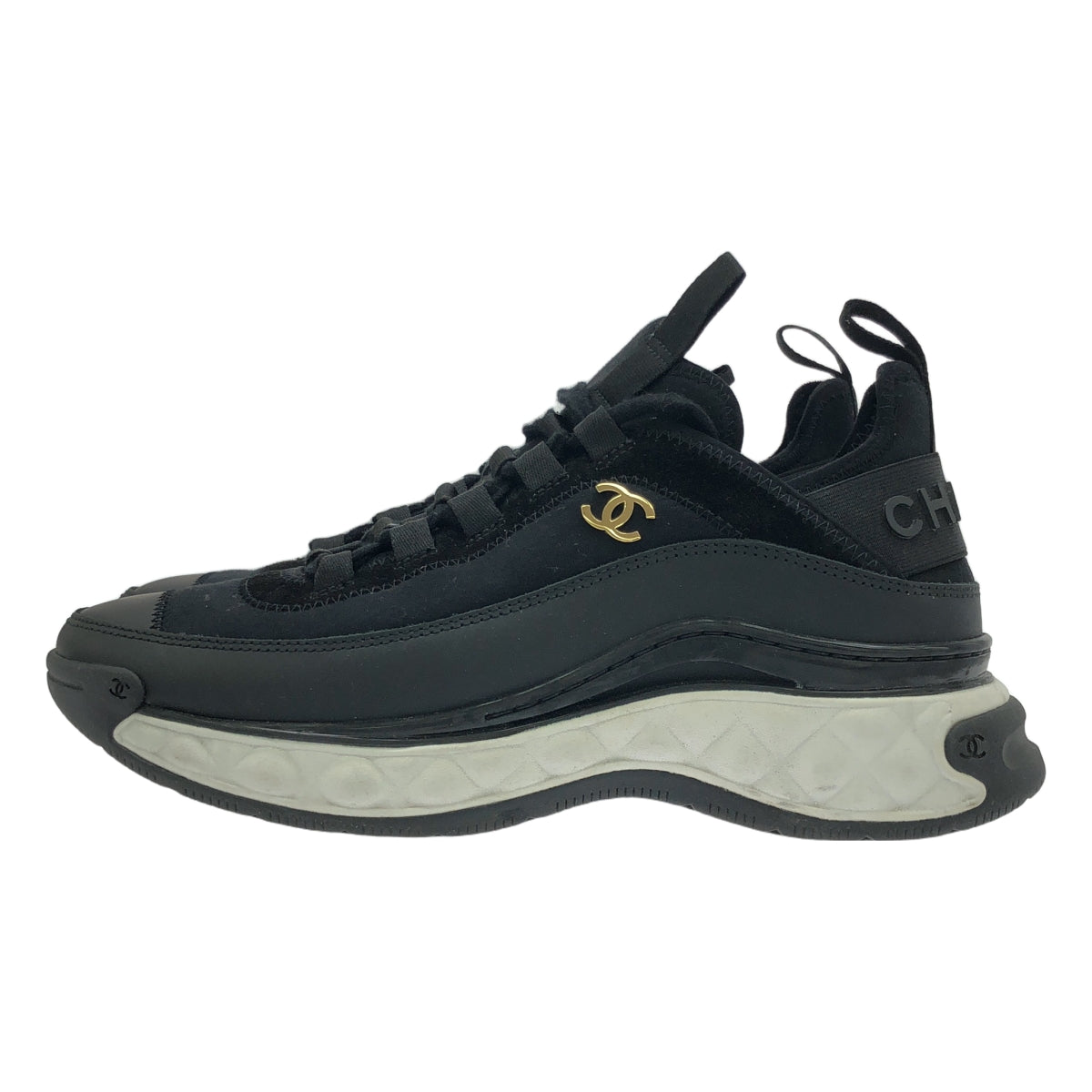 CHANEL / シャネル | TOP TRAINER / G35617ココマーク ロゴ スニーカー | 37 | レディース