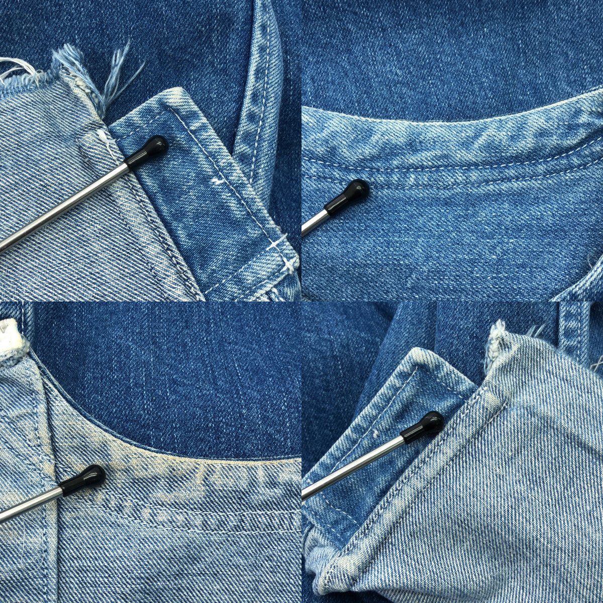 sacai / サカイ | Denim Pullover 再構築 デニム プルオーバーシャツ | 1 | レディース