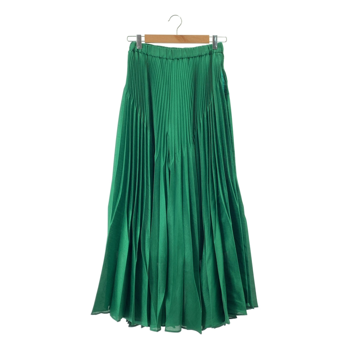 UN3D / 앤슬리드 | ORIGAMI PLEATS PT / 오리가미 플리츠 와이드 팬츠 | 36 | 그린 | 여성